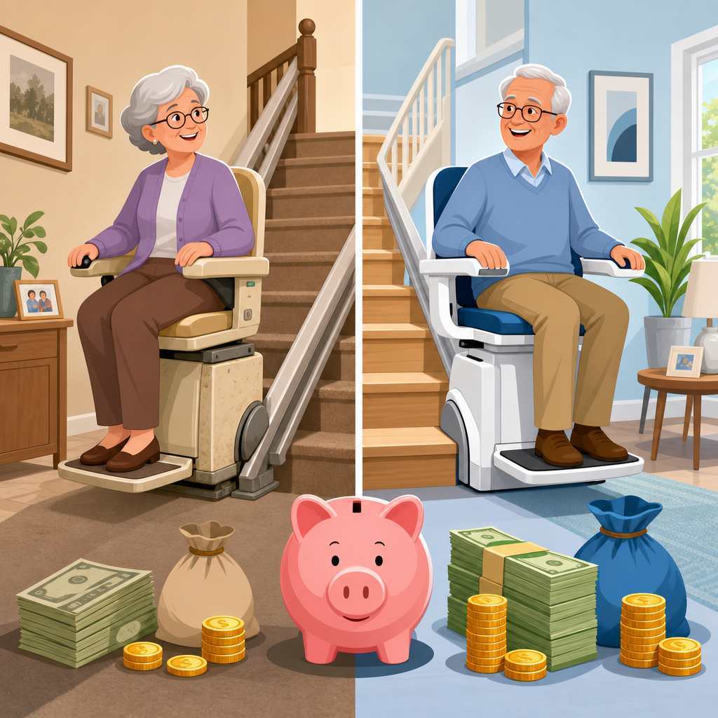 Cost Breakdown: Used vs. New Stair Lifts