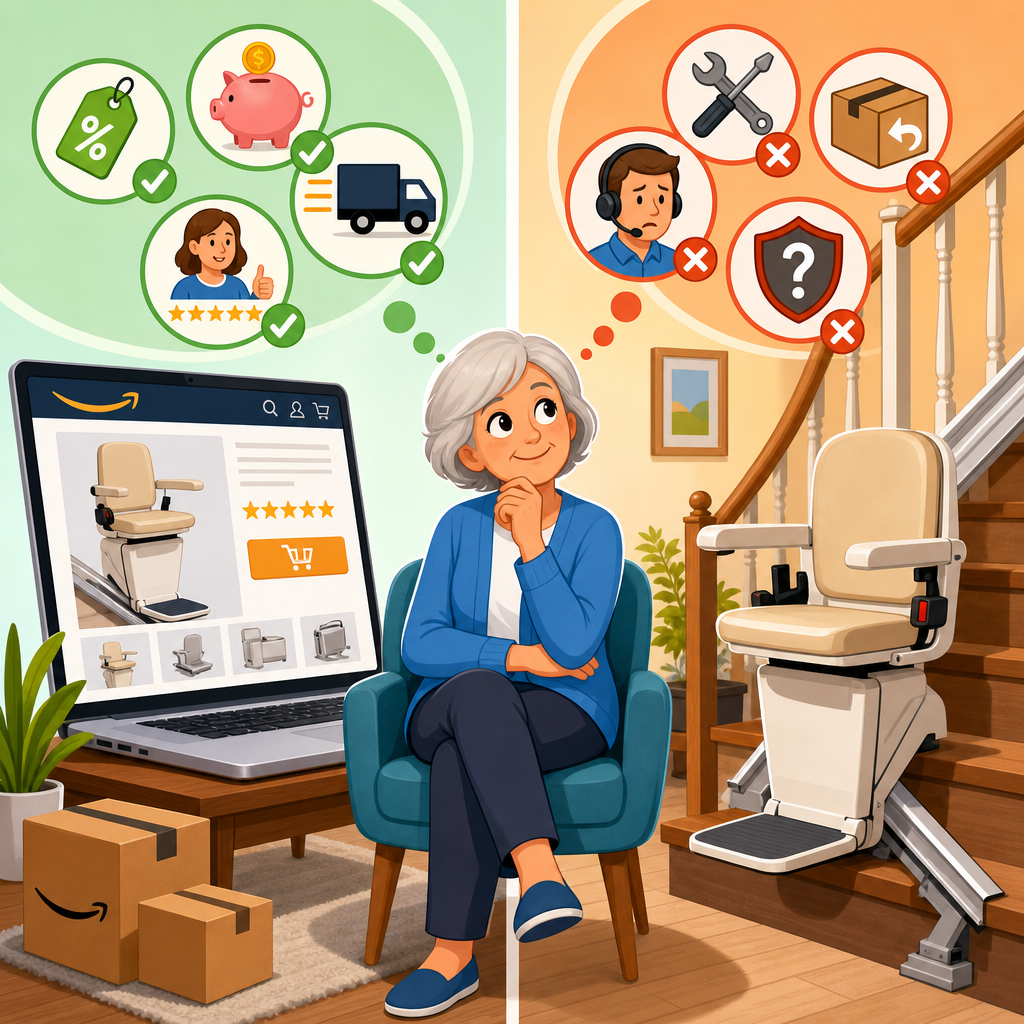 Buying a Stair Lift from Amazon: Pros and Cons