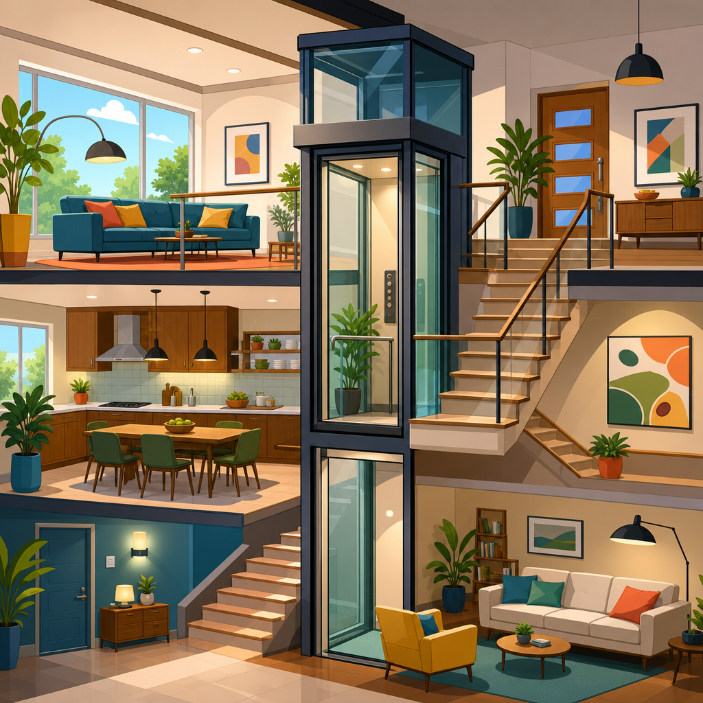 Innovative Lift Designs for Split-Level Houses
