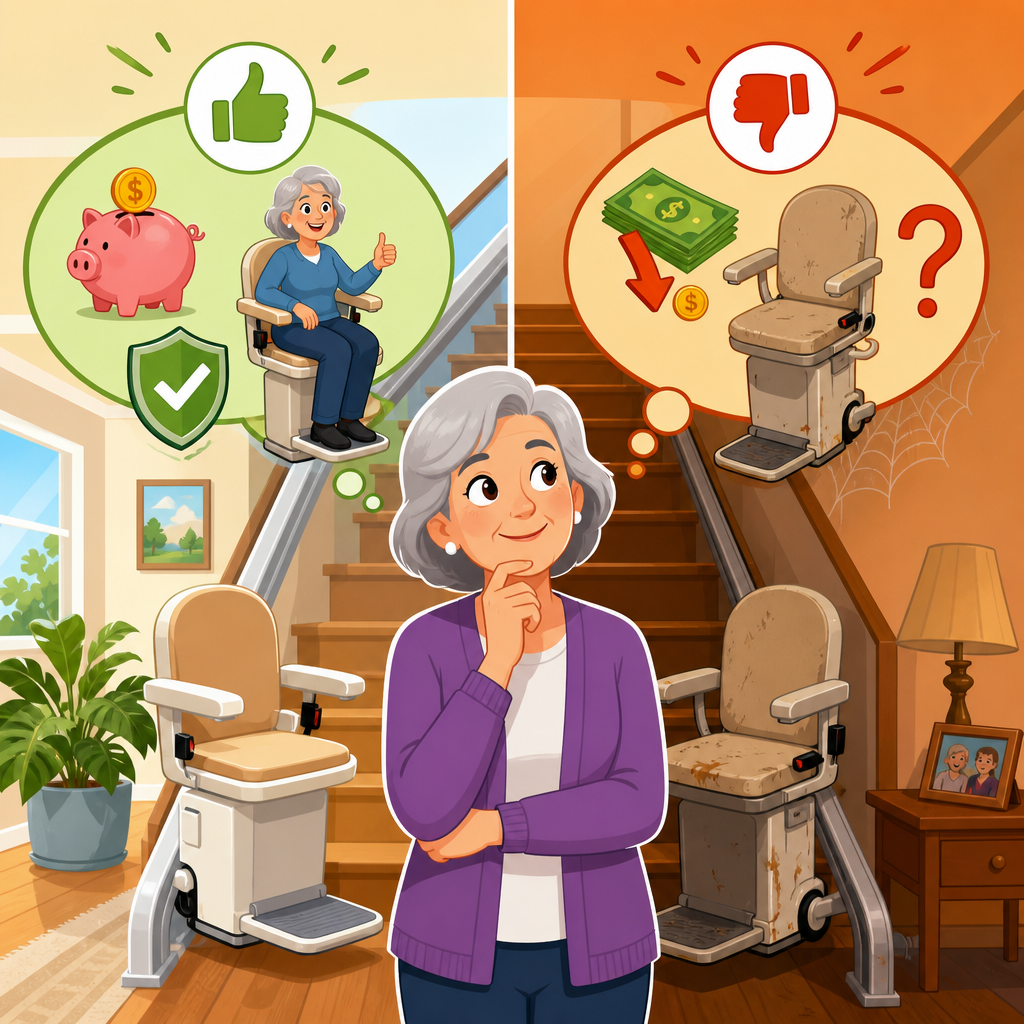 Pros and Cons of Buying a Used Stair Lift