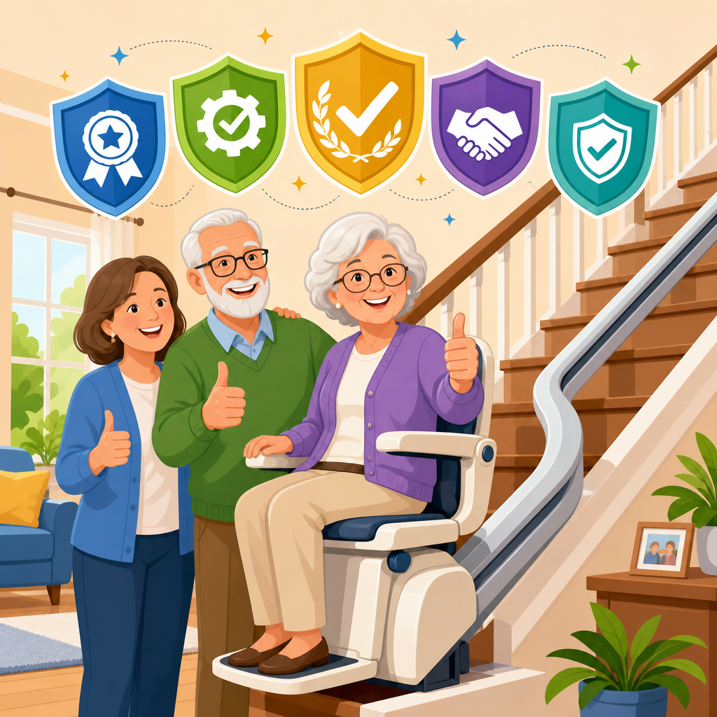 Top Stair Lift Brands with the Best Warranties