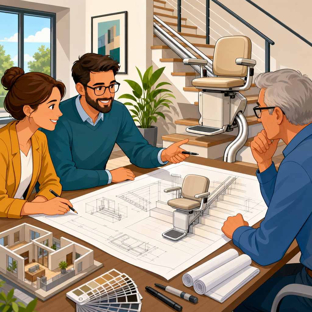 Working with Architects for Custom Chair Lift Design