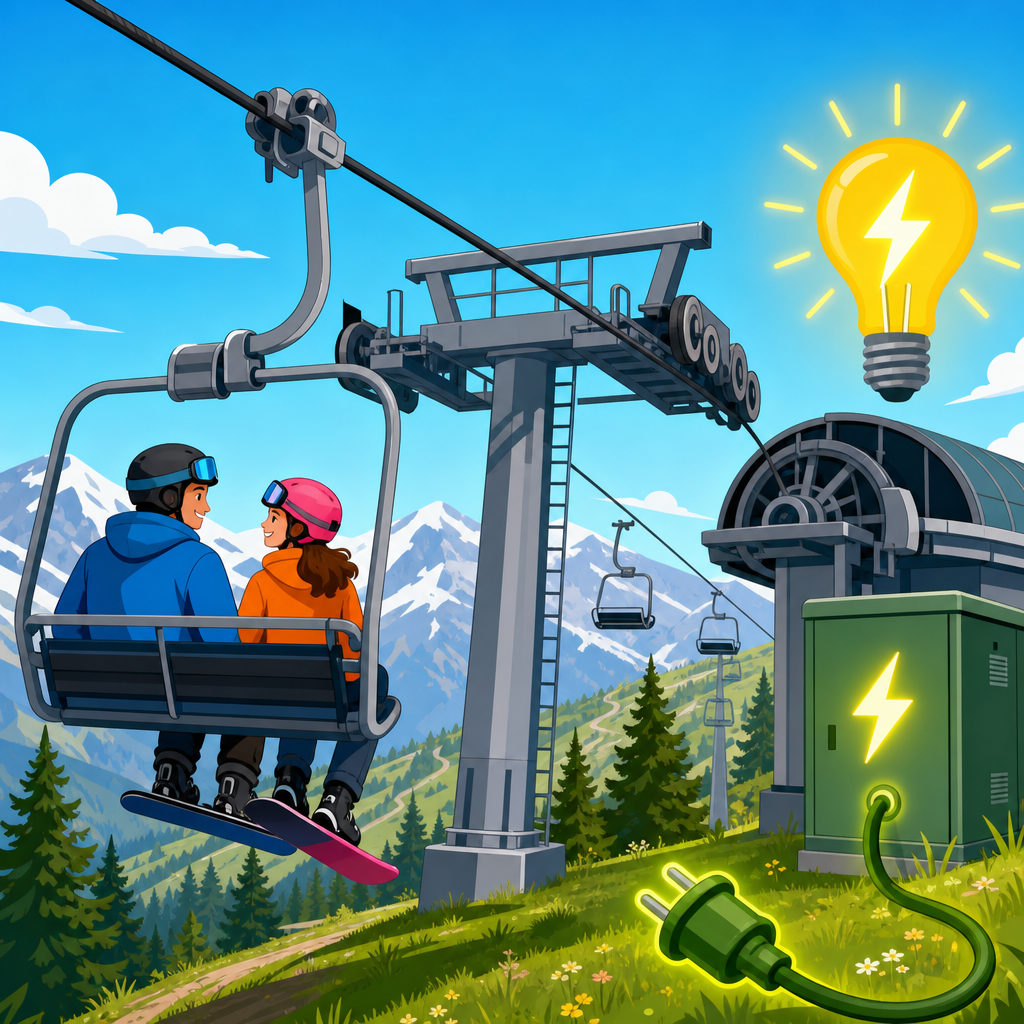 Energy Costs of Operating a Chair Lift Daily