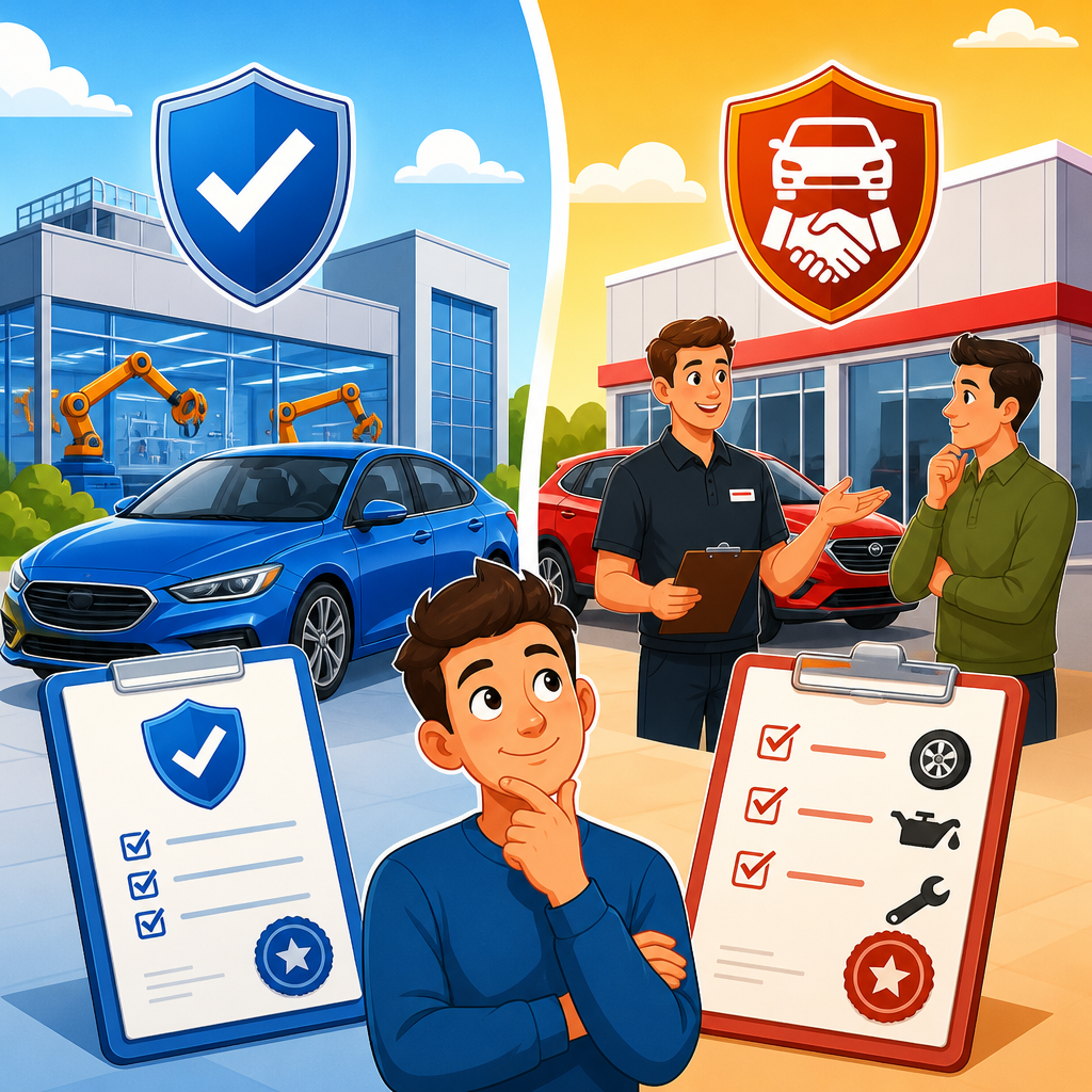 How Manufacturer Warranties Differ From Dealer Service Agreements