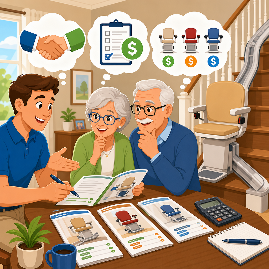 How to Negotiate a Stair Lift Quote and Compare Dealer Pricing