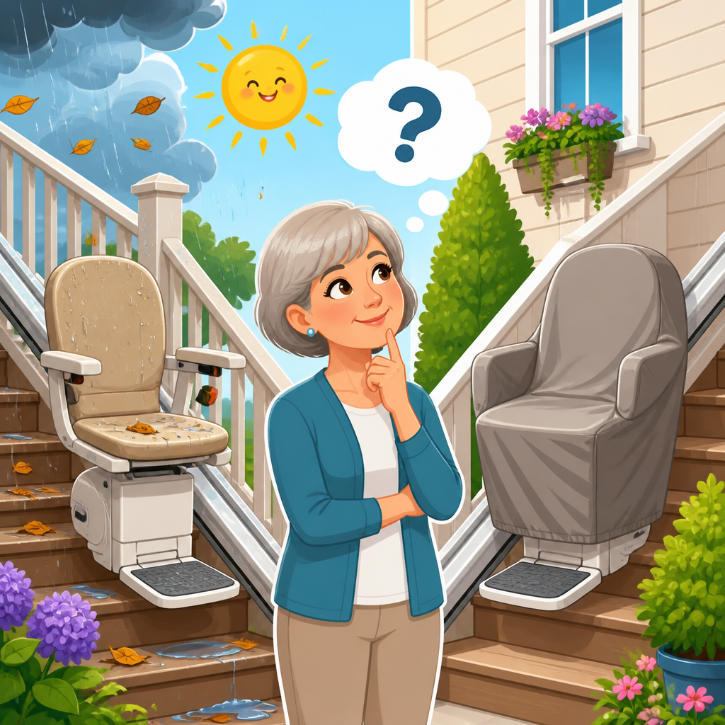 Outdoor Stair Lift Covers: Do You Really Need One?